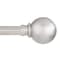 Kenney Mfg Kenney Mercer 3/4" Standard Decorative Window Curtain Rod, 66-120", Brushed Nickel KN80103NP - alternate 1